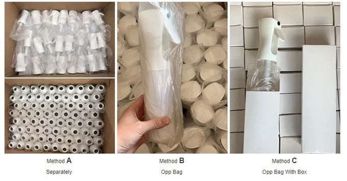 Bereifte ununterbrochene Körperpflege-Verpackennebel-Flasche der Sprühflasche-200ml 300ml 7oz 10oz 3
